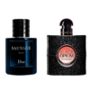 Couple Fragrance Bundle . Dior Sauvage Elixir 100ml & YSL Black Opium EDP 90ml